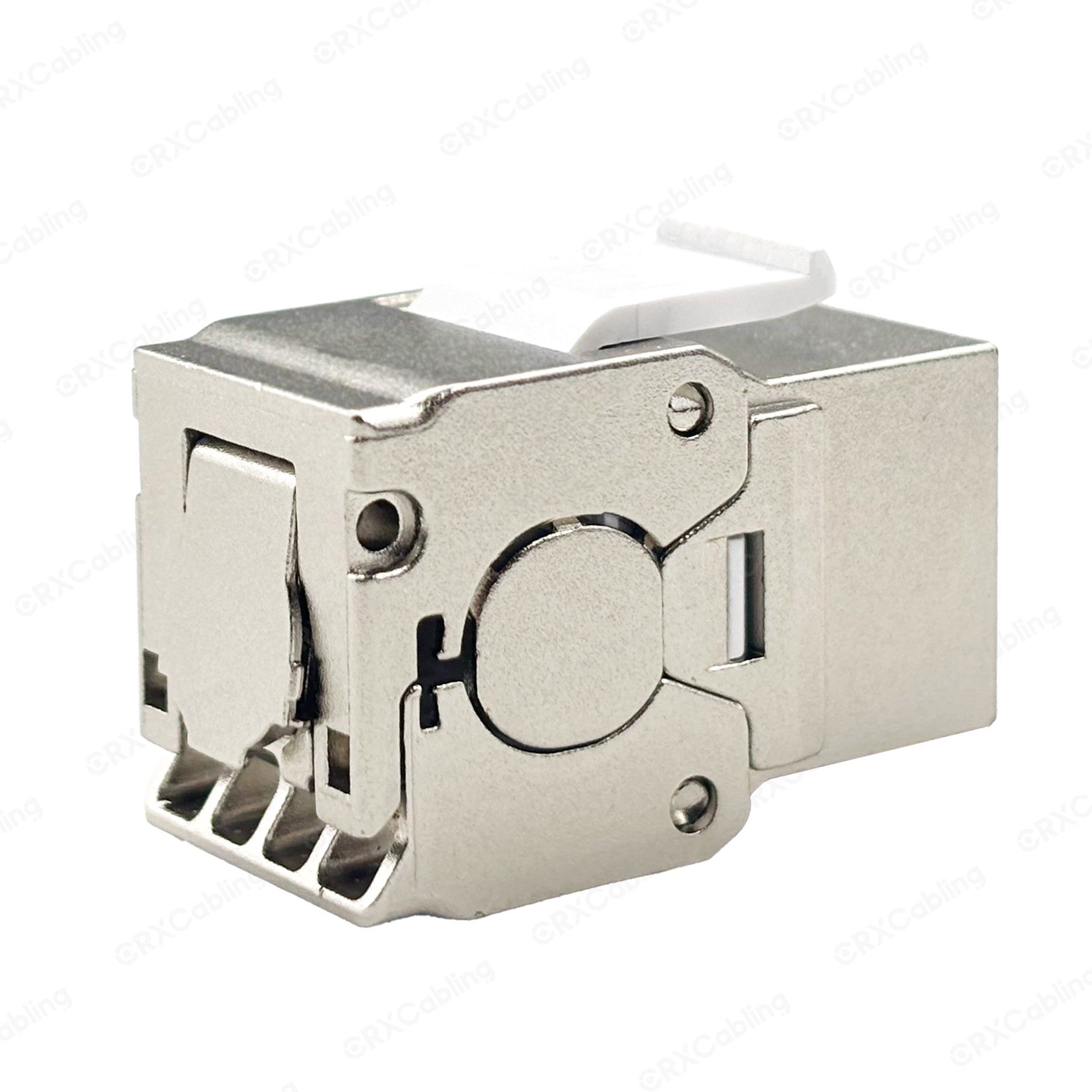 Multi-Entry Cat.6A STP Toolless RJ45 Keystone Jack with 3 way cable ...