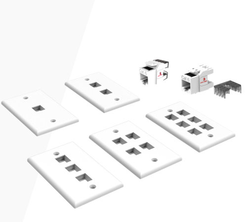CRXCabling Ağ Kablolama için Yüzey Plakası