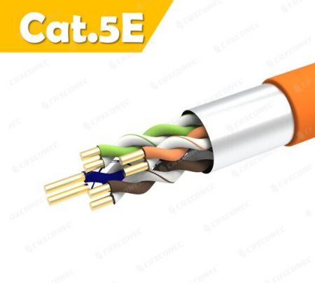 Kabel Lan Solid Cat.5E F/UTP 24AWG PVC CM Rangkaian 305M - Kabel Lan Solid 24AWG Cat.5E FUTP OR