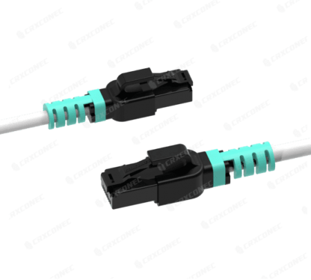 Kabel Patching UTP 24AWG Cat.5E Scorpion yang Tersenarai UL dengan Klip Warna 1M, warna putih, PVC - Kabel Patch UTP 24AWG Scorpion Cat.5E Tersenarai UL Dengan Klip Warna.