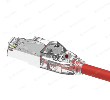 Kabel Patch Cat.6 U/FTP 26AWG PVC 1M Berwarna Merah yang Boleh Dikesan LED Tersenarai UL - Kabel Patch Cat.6 U/FTP 26AWG yang Tersenarai UL dan Boleh Dikesan LED.