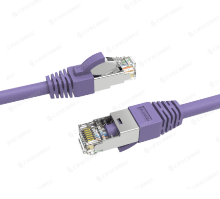 CAT 7 S-FTP patch cable, LSZH – Purple