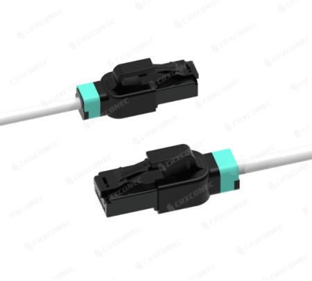 Cable de conexión Cat.6 UTP de 28AWG con clip corto ultra delgado, certificado UL, 2M - Cable de conexión Cat.6 UTP de clip corto y ultra delgado, certificado por UL.