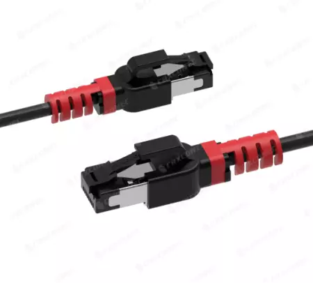 Kabel Patch UL Tersenarai Ultra-Slim Scorpion Cat.6A STP 30AWG Dengan Klip Warna PVC 1M - Kabel Patch UL Tersenarai Ultra-Slim Scorpion Cat.6A STP 30AWG Dengan Klip Warna.