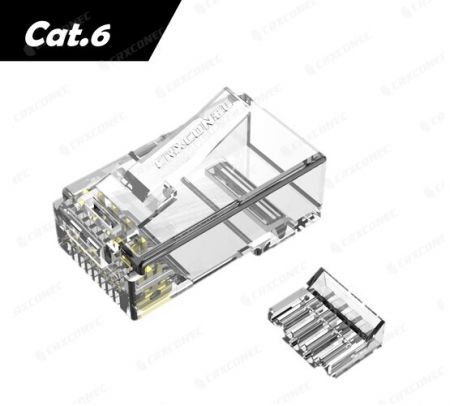 Penyambung RJ45 UTP Cat.6 Ekstrem Tersenarai UL Dengan Sisipan - Penyambung RJ45 UTP Cat.6 Ekstrem Tersenarai UL Dengan Sisipan.