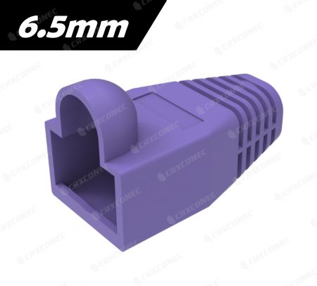 Universal RJ45 Boots in Purple Color 6.5mm - Purple Ethernet RJ45 Connector Boots 6.5mm