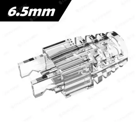 Penutup Pelepasan Tegangan PC RJ45 dalam Telus 6.5mm - Penutup Penyambung RJ45 Warna Jelas