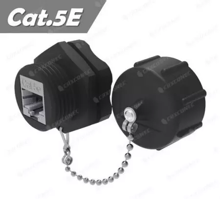Pengganding RJ45 Industri STP Cat.5E Tahan Air Berperingkat IP68 - Pengganding RJ45 Industri STP Cat.6A Tahan Air Berperingkat IP68