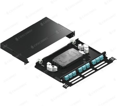 MF 1U 전면 72C 슬라이딩 LGX 광섬유 패치 패널 - LGX 광섬유 패치 패널.