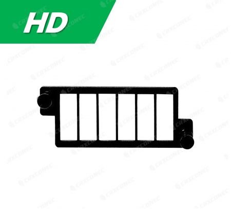HD Type Optical Patch Panel Unloaded 6 Port Adaptor Plate for LC Quad/ SC Duplex Adaptor - CRXCabling High Density Optical Patch Panel Unloaded Adaptor Plate