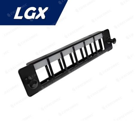 LGX Type Fiber Distribution Panel Adaptor Plate for UTP RJ45 Keystone Jack