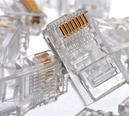 Conector RJ45 - CRXCabling Conector RJ45 8P8C para cableado de red