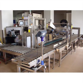 Automatic Carton Erecting, Weighing, Sealing and Strapping System (Case 6)