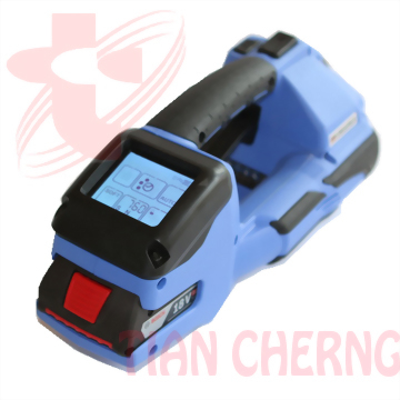 Handheld Banding Tool - The ORT-270 handheld banding tool, a portable and efficient strapping machine for industrial packaging applications.