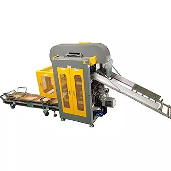Labeling Machine - Front view of the TC-501T+TC-2100 automatic labeling machine, a key component in industrial packaging systems.