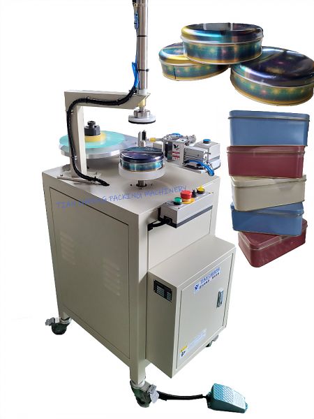 Styrofoam Box & Candy Can Tape Sealing Machine