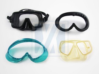 Máscara de mergulho, medidor. - Capa de borracha para console de mergulho, capa de borracha para manômetro de mergulho, capa para aparelho, pulseira de relógio e pulseira de suporte.