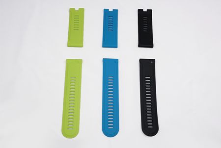 Smart Watch Band, Wristband - Non-allergic silicone material, high tear strength, and soft touch.