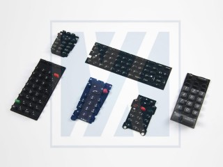 Silikon-Gummi-Tastatur - Tastatur und Knopf