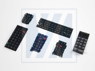 Teclado de borracha de silicone - Teclado e botão