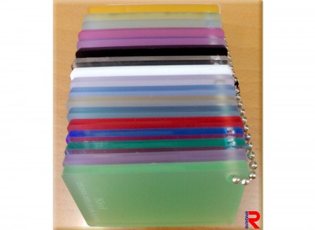 Acrylglasplatte in Eisfarbe - Acrylglasplatte in Eisfarbe