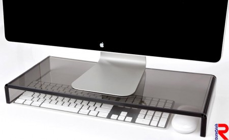Acrylic Display Stand: The translucent grey acrylic stand not only has the attractive appearance, but also has the function of storing.